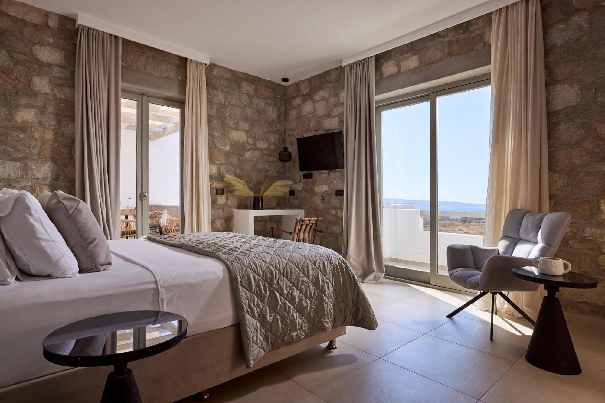 Kedros Milos Suites Adámasz Szoba fotó